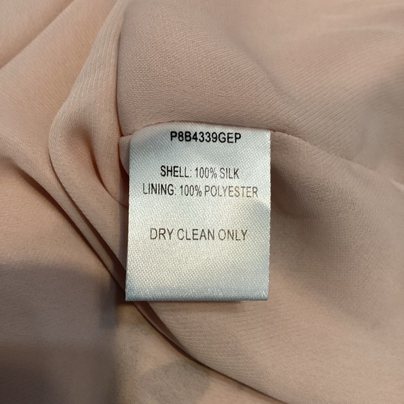 Parker Dorothy Silk Dress Size 8 Pearl Paradise Pink - Picture 7 of 7